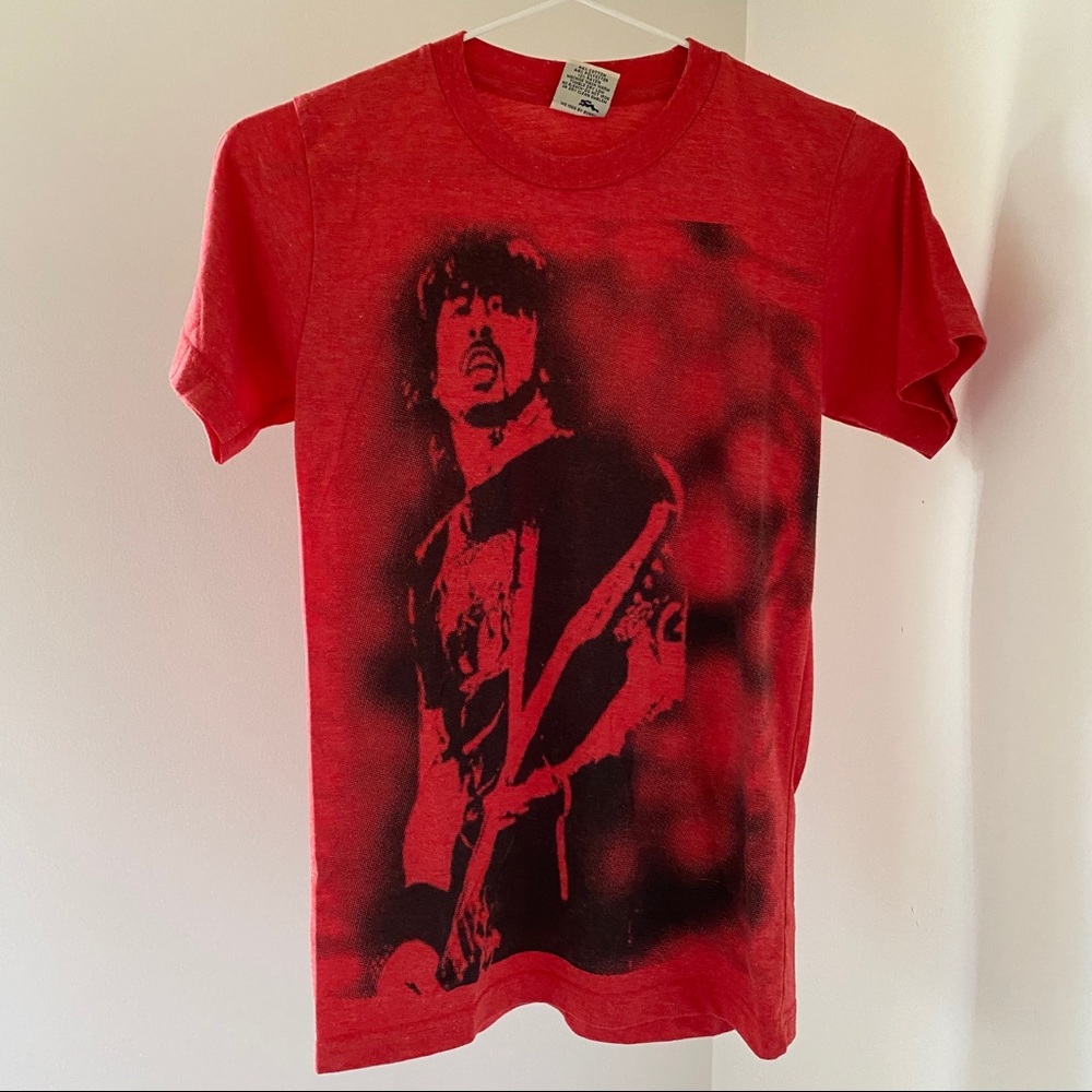 Vintage red rock tee short sleeves, Bunny Bunch S